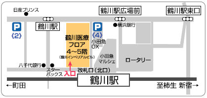 のぶクリニック　駐車場マップ