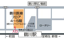 鶴川 医療フロアアクセスマップ